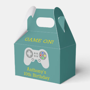 Modern Gamer Any Age Birthday Party Favour Box