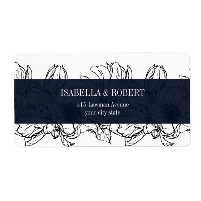Modern Garden | Blue | Floral wedding (Front)