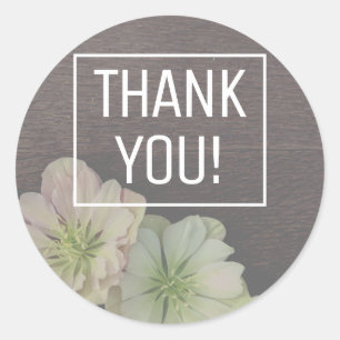 MODERN Garden Hellebore Favour Sticker