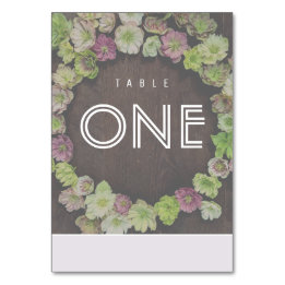 MODERN Garden Hellebore Table Number