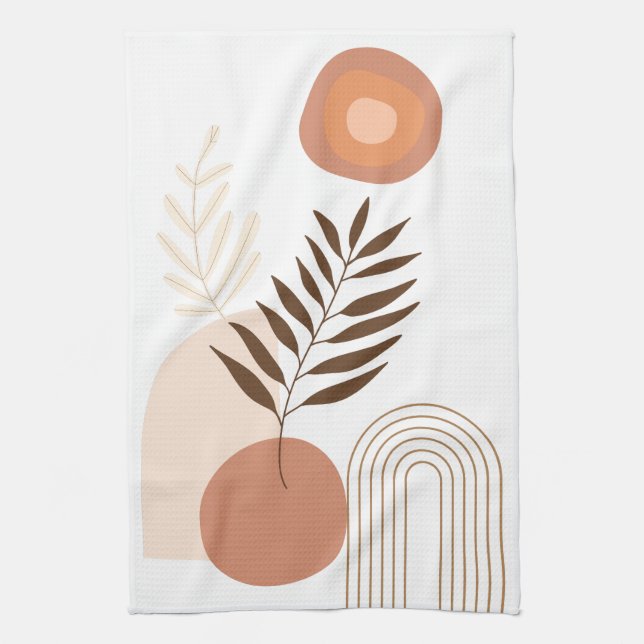 Modern Garden Tea Towel (Vertical)