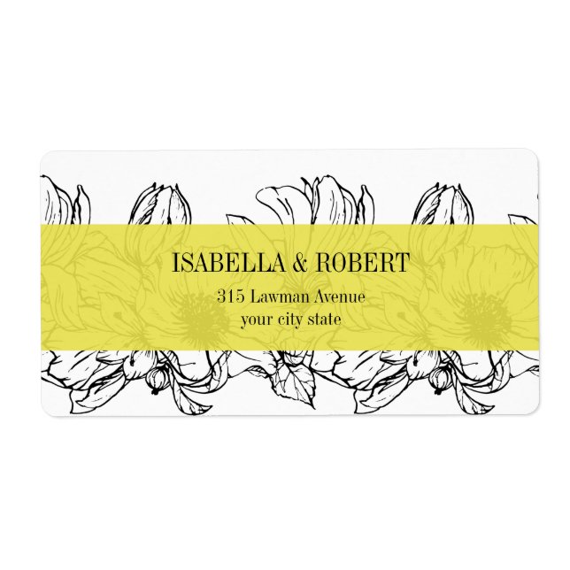 Modern Garden | Yellow | Floral wedding (Front)