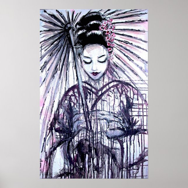 Modern Geisha Art Print (Front)