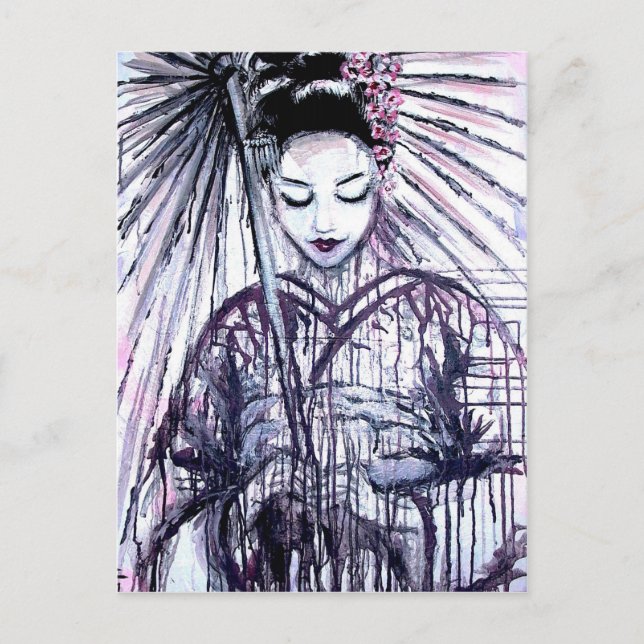 Modern Geisha Postcard (Front)