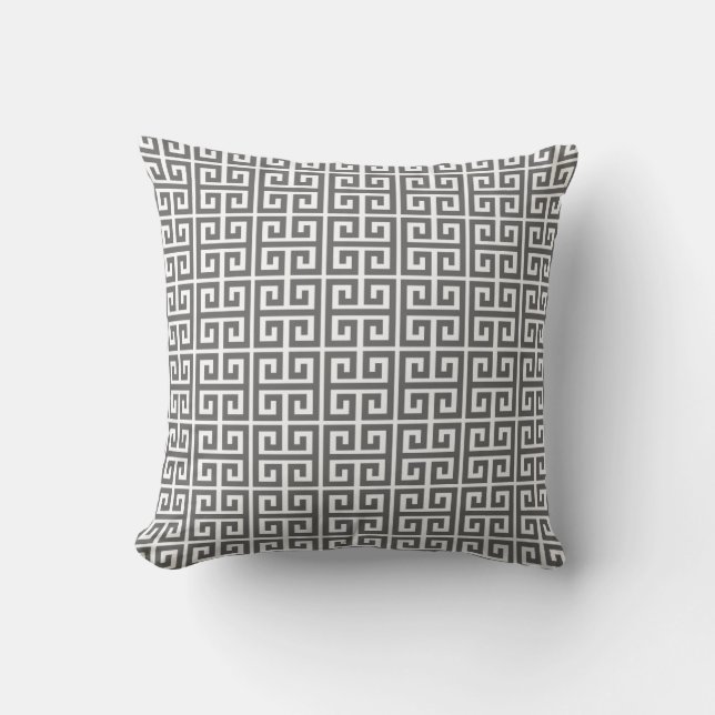 Modern Geo Print Pillow (Front)