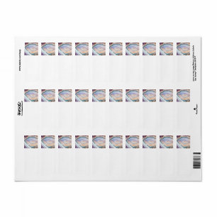 Modern Geode Cyrstal   Crystal Photo Label