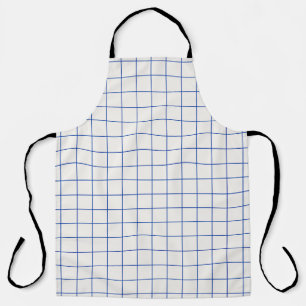 Modern geometric abstract pattern design with simp apron