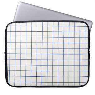 Modern geometric abstract pattern design with simp laptop sleeve