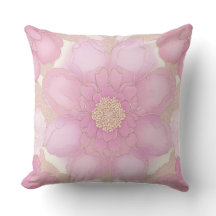 Modern Geometric Abstract Pattern Throw Pillow 
