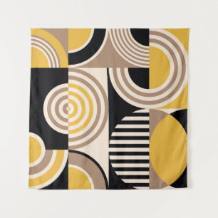 Modern geometric abstract pattern. Vintage design Tapestry