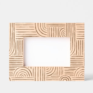 Modern Geometric All Over Pattern Etched Frames