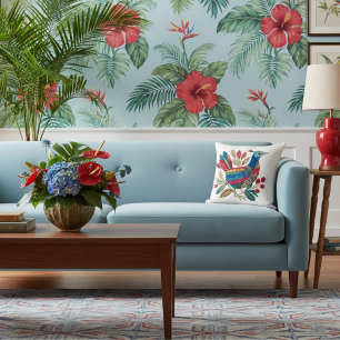  Modern geometric animal art abstract colourful  Cushion