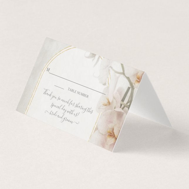 Modern Geometric Arch Pink Orchid Floral BOHO (Front)