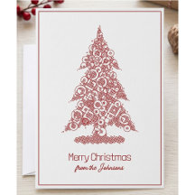 Modern Geometric Architectural Christmas Tree