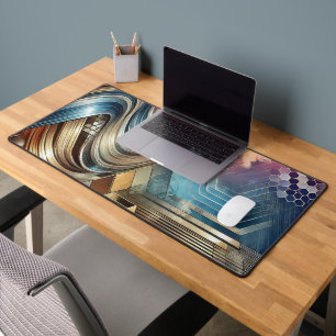 Modern Geometric Art Desk Mat