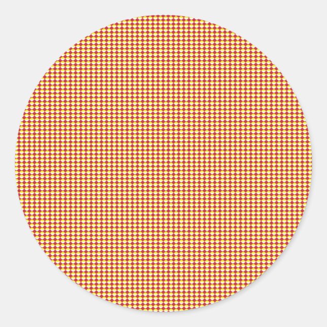 Modern Geometric Back to School Pattern Classic Round Sticker (Front)