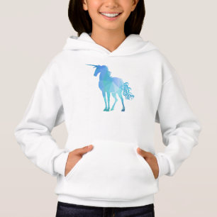 Modern Geometric Blue Unicorn