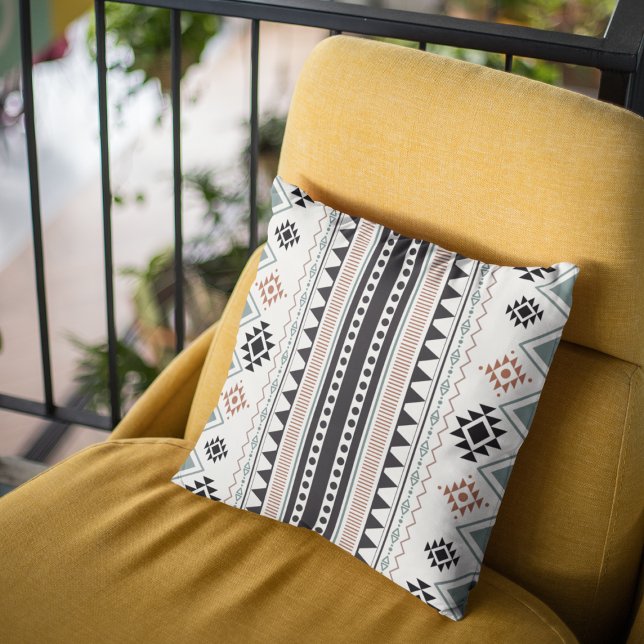 Modern Geometric Boho Tribal Decor Cushion (Creator Uploaded)