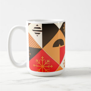 Modern Geometric Christmas Mug