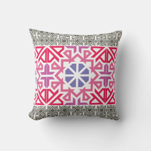 Modern Geometric colorful Boho Pattern Cushion