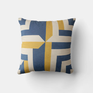 Modern Geometric Colourful Zigzag Square Throw Cushion