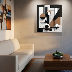 Modern Geometric Composition Poster
