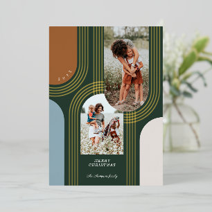 Modern Geometric Concentric Golden Arches 2 Photo