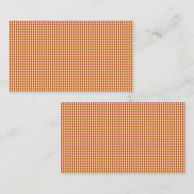 Modern Geometric Corporate Pattern Business Card (Front/Back)