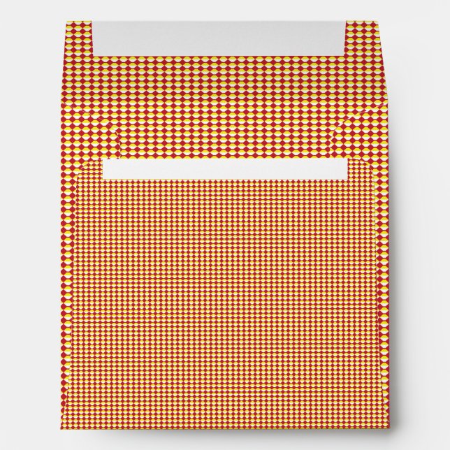 Modern Geometric Corporate Pattern Envelope (Back (Bottom))
