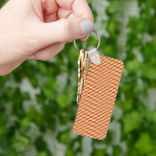 Modern Geometric Corporate Pattern Key Ring