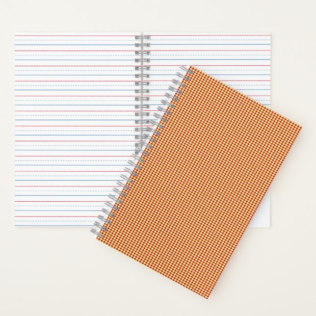 Modern Geometric Corporate Pattern Notebook (Inside)