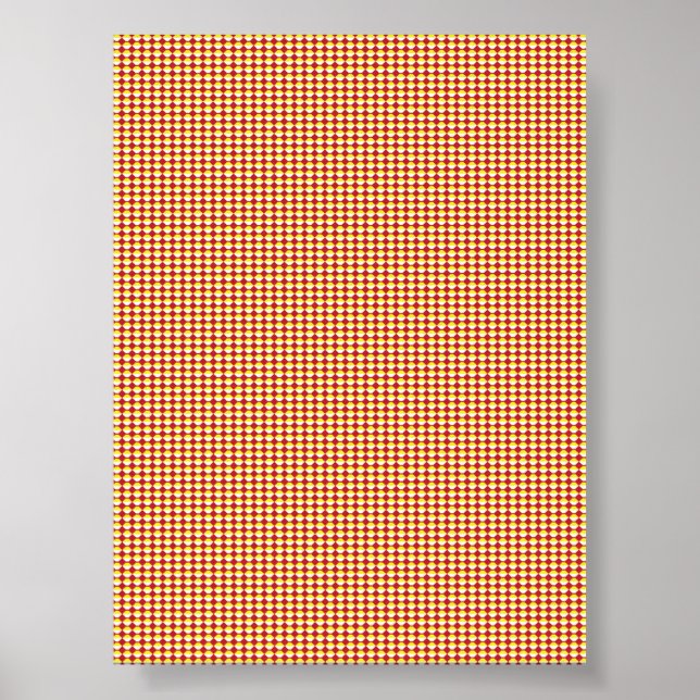 Modern Geometric Corporate Pattern Poster (Front)
