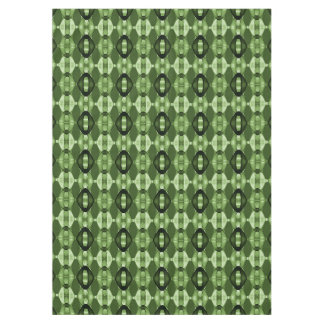 Modern geometric green pattern tablecloth
