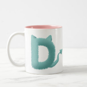 Modern Geometric Leaf Pattern Mug - Minimalist Win