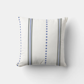  Modern Geometric Line & Dot Pattern Cushion