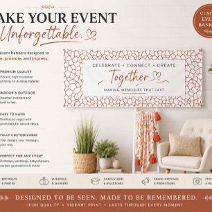 Modern Geometric Luxury Event Banner