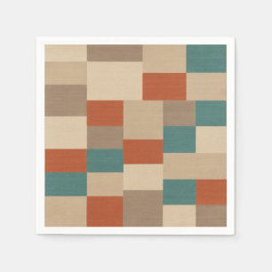 Modern Geometric Mid Century Napkins