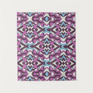Modern Geometric Mosaic – Abstract Color Pattern Tapestry
