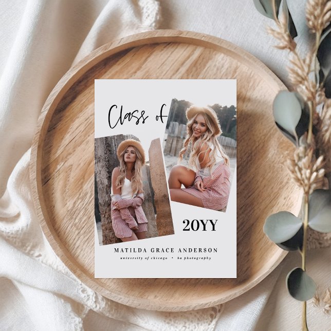 Modern geometric multi photo graduation party (Creator Uploaded)