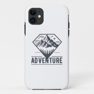 Modern Geometric Nature Mountains Adventure Case-Mate iPhone Case