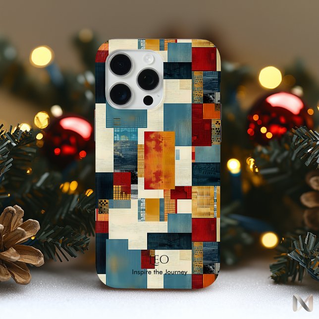 Modern Geometric Patchwork – Bold and Inspiring Case-Mate iPhone Case (Creator Uploaded)