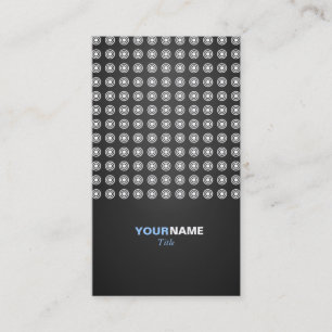 Modern Geometric Pattern Business Card