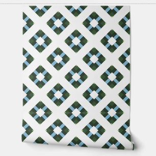 Modern Geometric Pattern in Nature-Inspired Colour Wallpaper
