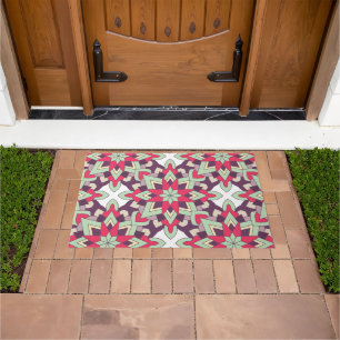 Modern Geometric Pattern – Minimal Color Doormat