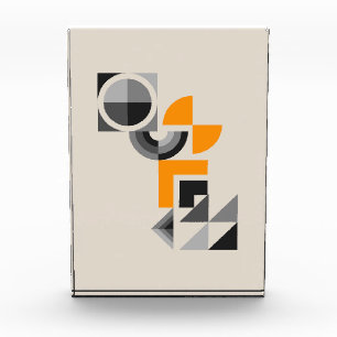 Modern geometric pattern photo block