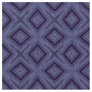 Modern geometric pattern purple and grey fabric