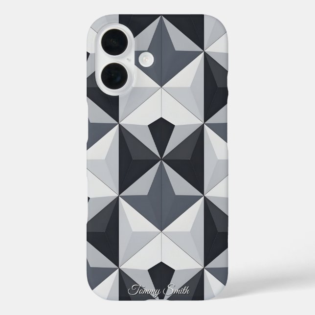 Modern Geometric Pattern - Sleek & Stylish Case-Mate iPhone Case (Back)