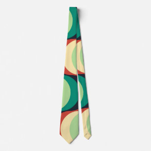 Modern Geometric Pattern Tie