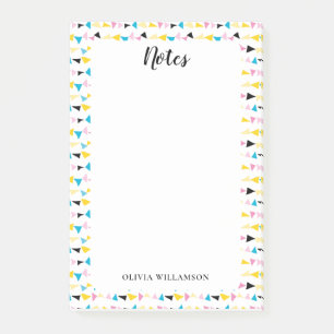 Modern Geometric pattern to Do Notes