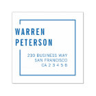 Modern Geometric Professional Name Return Address